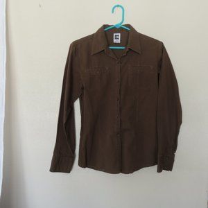 The North Face Brown Button Down Shirt